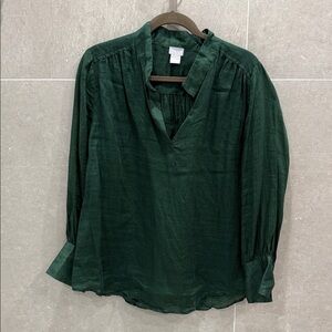 Chico's Deep Green Blouse